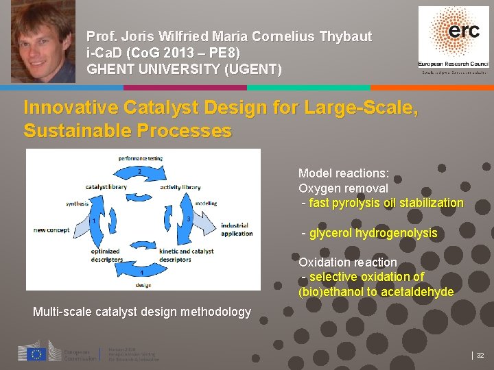 Prof. Joris Wilfried Maria Cornelius Thybaut i-Ca. D (Co. G 2013 – PE 8)