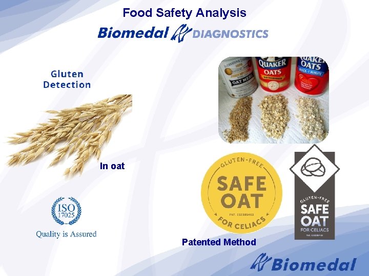 Food Safety Analysis In oat Patented Method 