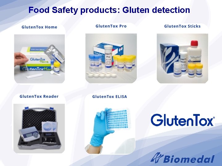 Food Safety products: Gluten detection 