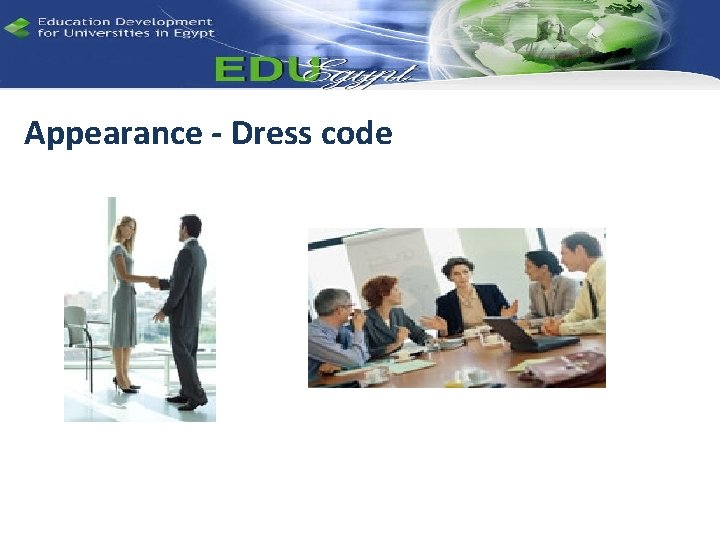 Appearance - Dress code 