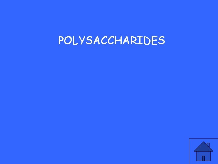 POLYSACCHARIDES 
