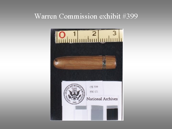 Warren Commission exhibit #399 