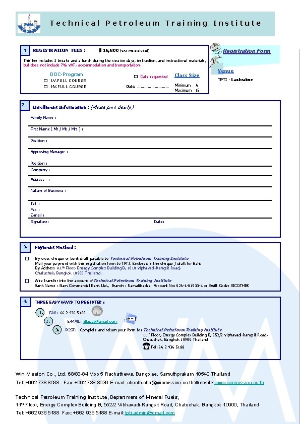 T e c h n i c a l P e t r o