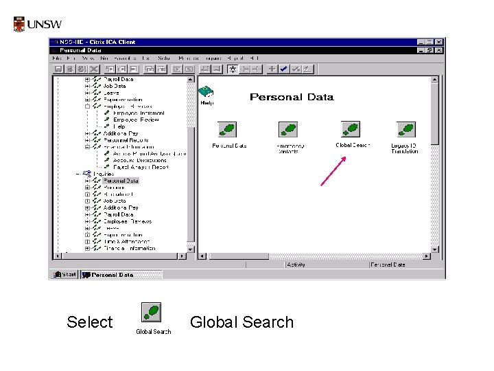 Select Global Search 