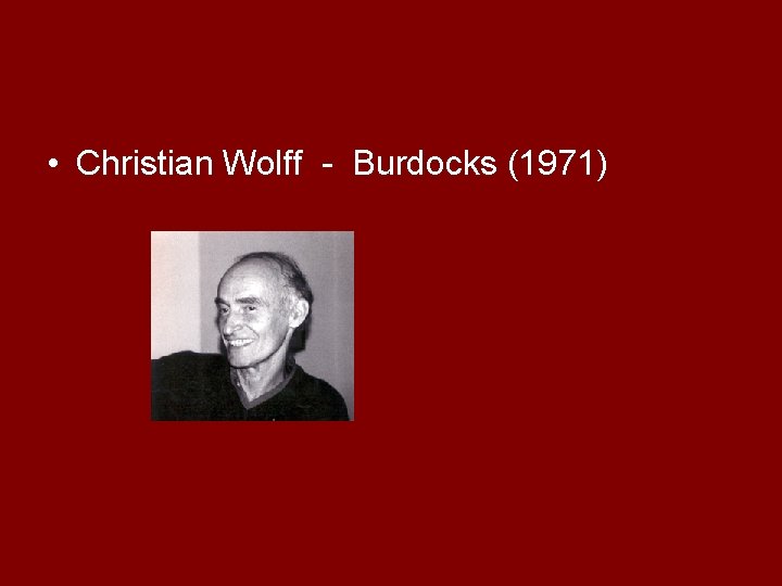  • Christian Wolff - Burdocks (1971) 