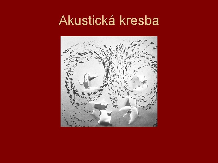 Akustická kresba 