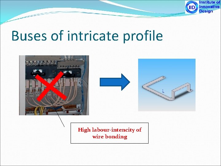 Buses of intricate profile High labour-intencity of wire bonding 