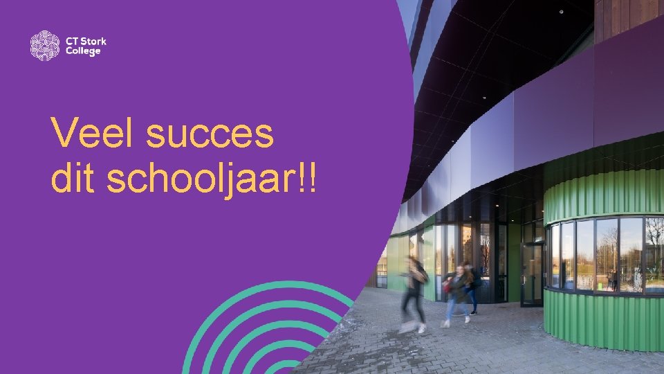 Veel succes dit schooljaar!! 