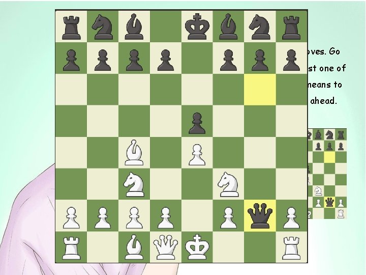 Find five candidate moves. Go down the branch of just one of them. This