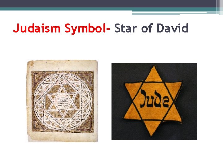 Judaism Symbol- Star of David 