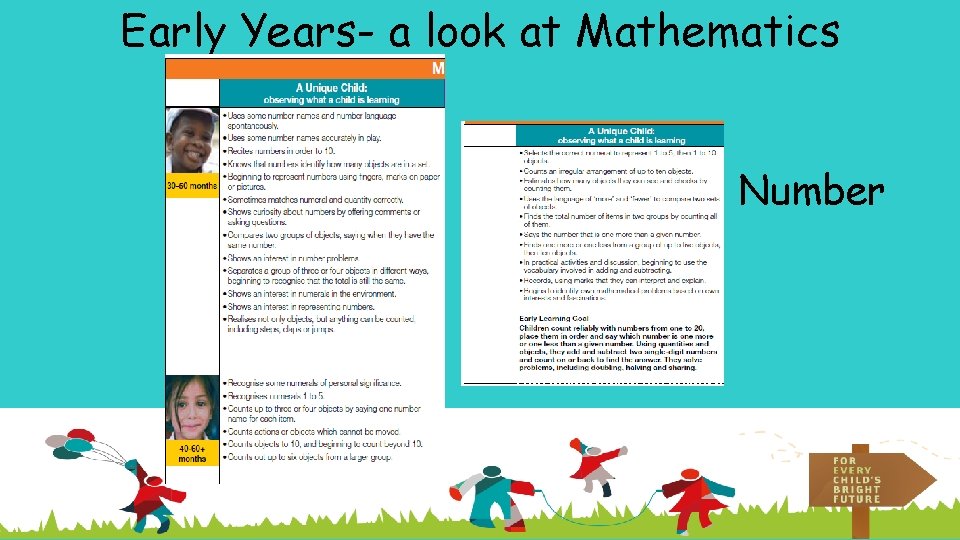 Early Years- a look at Mathematics Number 