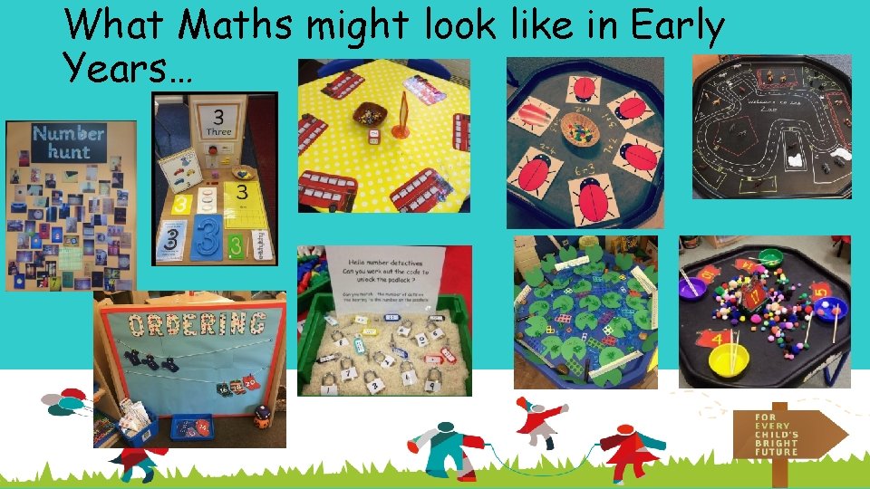 What Maths might look like in Early Years… 