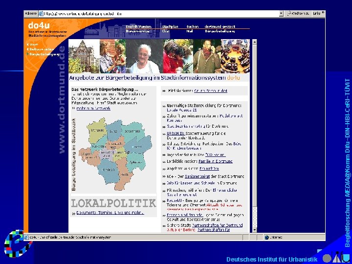 Deutsches Institut für Urbanistik Begleitforschung MEDIA@Komm Difu~DIN~HBI-Ce. RI~TÜVi. T 