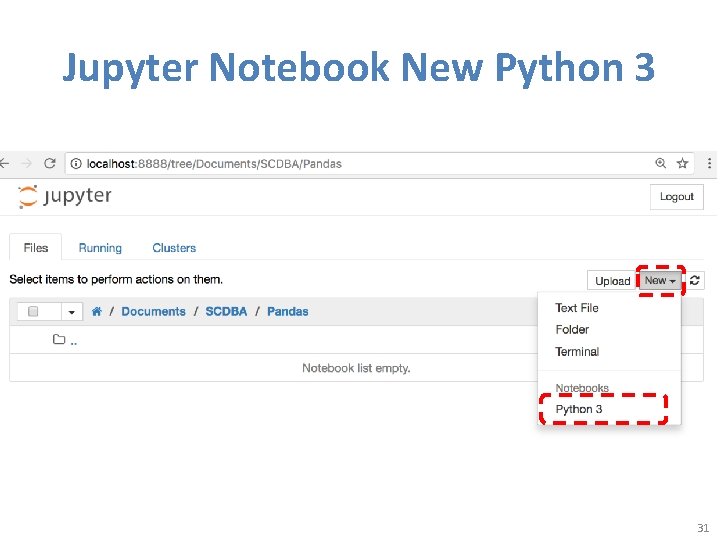 Jupyter Notebook New Python 3 31 