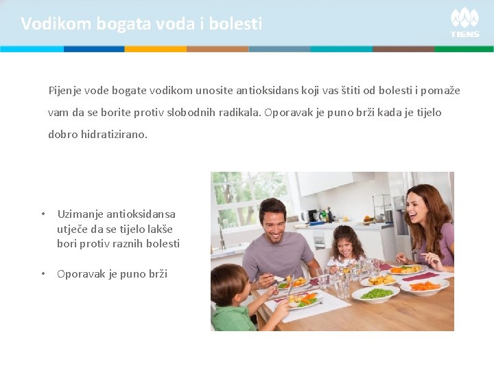 Vodikom bogata voda i bolesti Pijenje vode bogate vodikom unosite antioksidans koji vas štiti