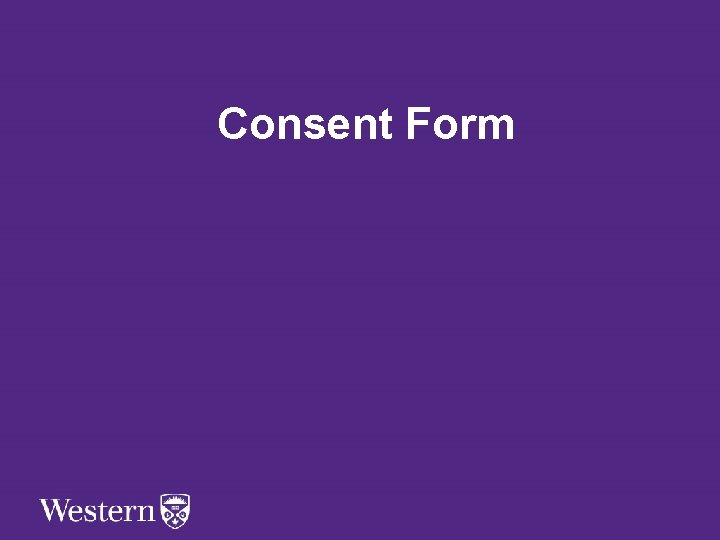 Consent Form 