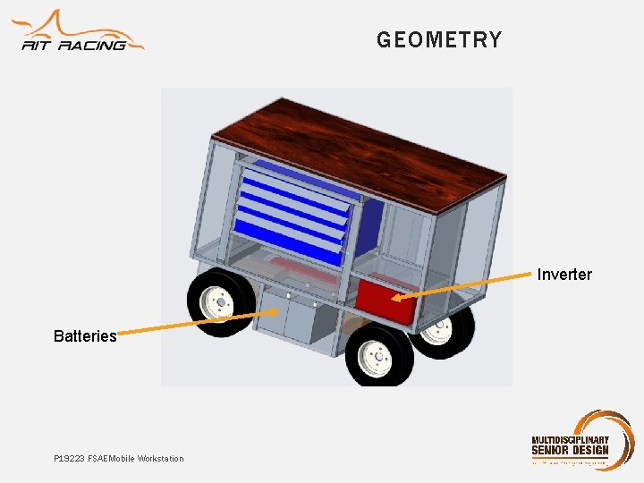 GEOMETRY Inverter Batteries P 19223 FSAE Mobile Workstation GEOMETRY Inverter Batteries P 19223 FSAE Mobile Workstation