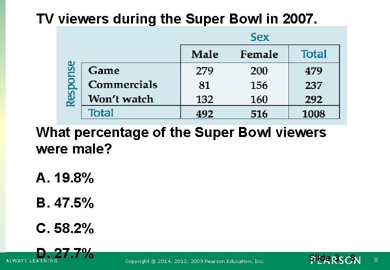 TV viewers during the Super Bowl in 2007. What percentage of the Super Bowl