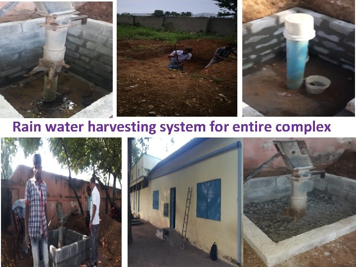 Rain water harvesting system for entire complex 