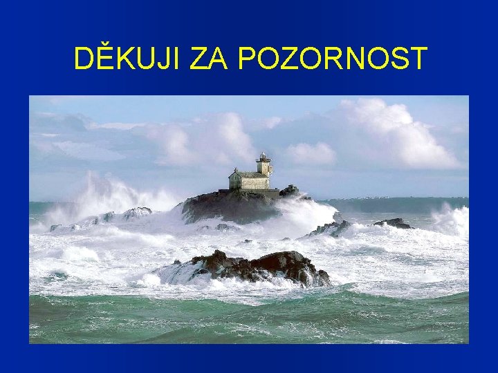 DĚKUJI ZA POZORNOST 