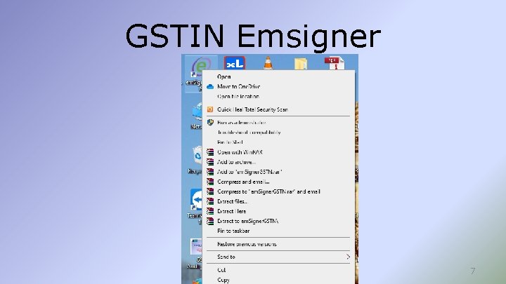 GSTIN Emsigner 7 