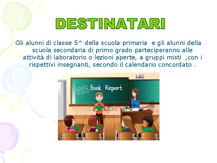 Gli alunni di classe 5^ della scuola primaria e gli alunni della scuola secondaria