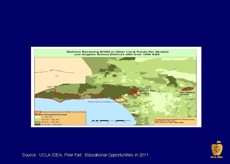 Source: UCLA IDEA, Free Fall: Educational Opportunities in 2011 