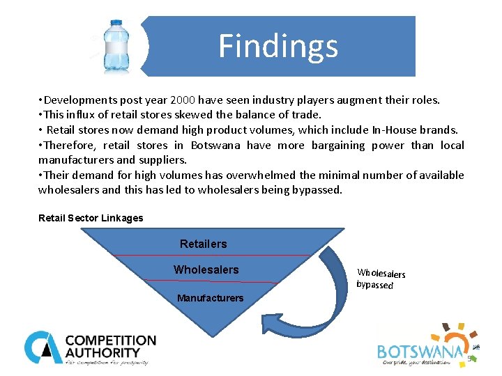 Findings • Developments post year 2000 have seen industry players augment their roles. •