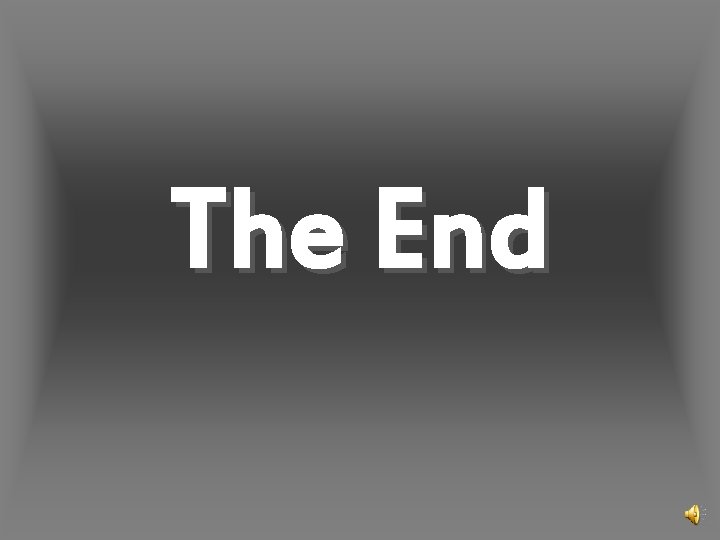 The End 