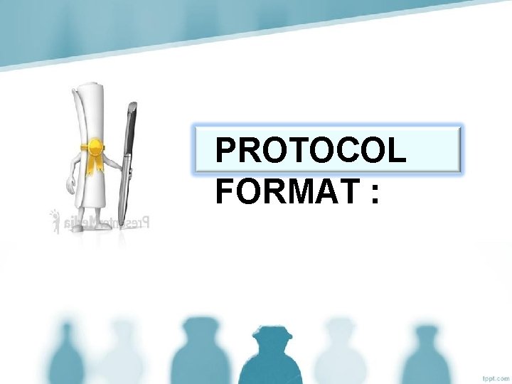 PROTOCOL FORMAT : 