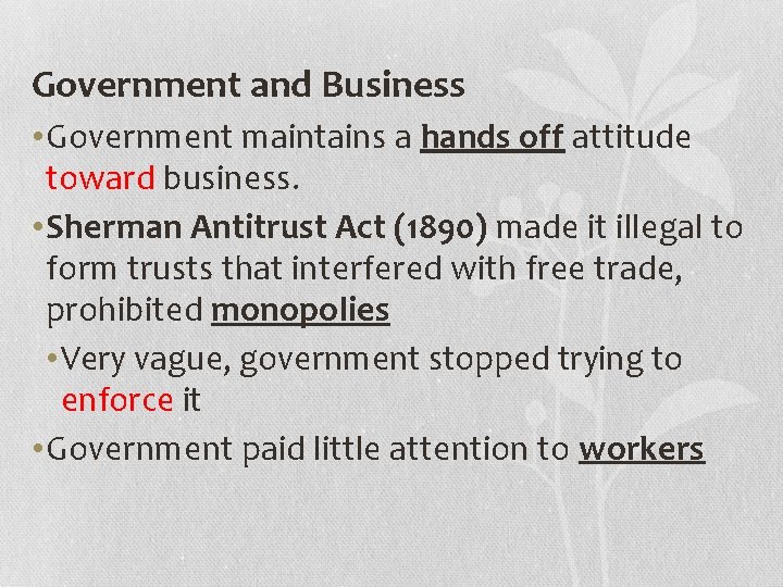 CHAPTER 14 THE SECOND INDUSTRIAL REVOLUTION Big Picture