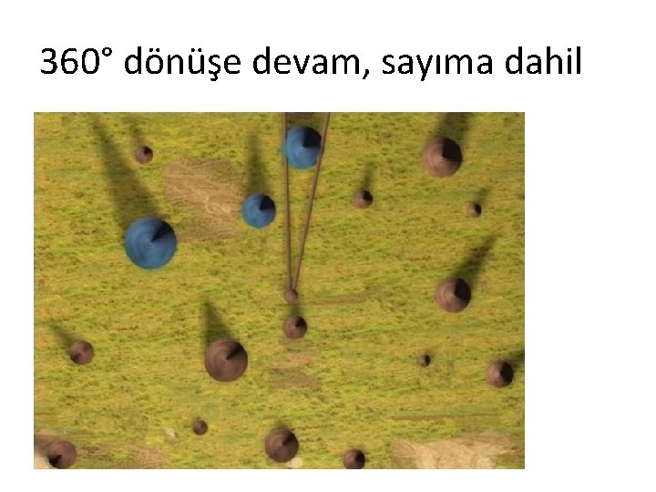 360° dönüşe devam, sayıma dahil 