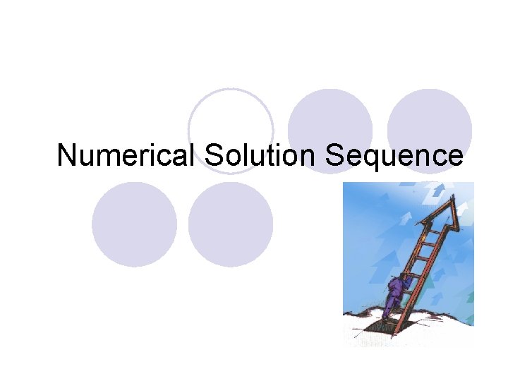 Numerical Solution Sequence 