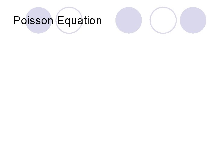 Poisson Equation 
