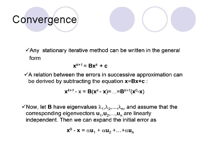 Convergence 