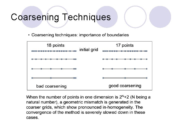 Coarsening Techniques 