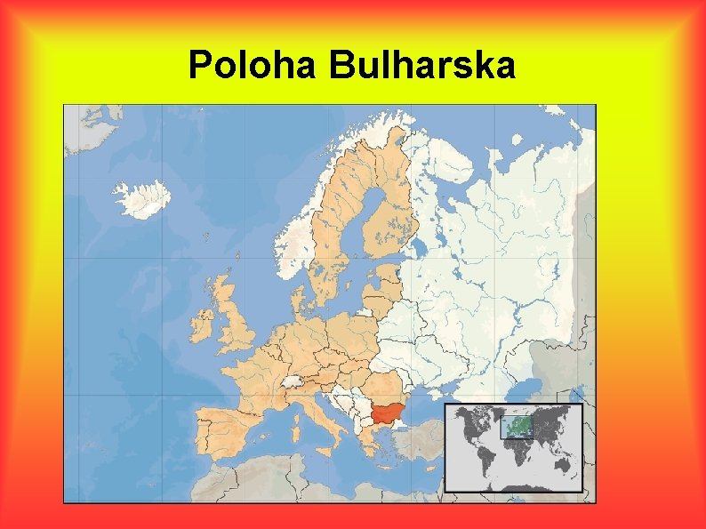 Poloha Bulharska 