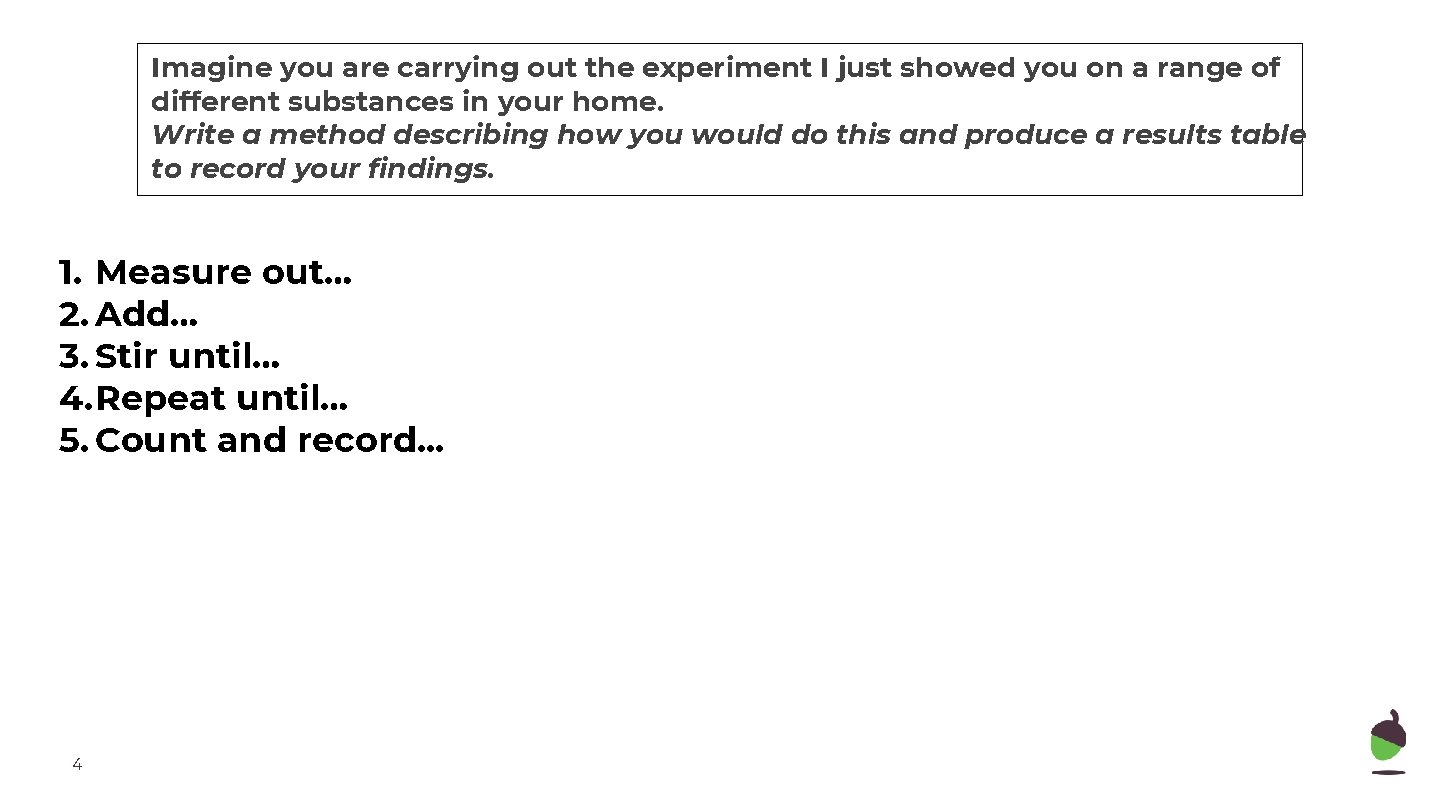 Imagine you are carrying out the experiment I just showed you on a range