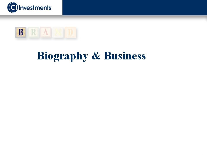 Biography & Business 