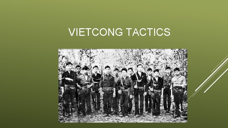 VIETCONG TACTICS 