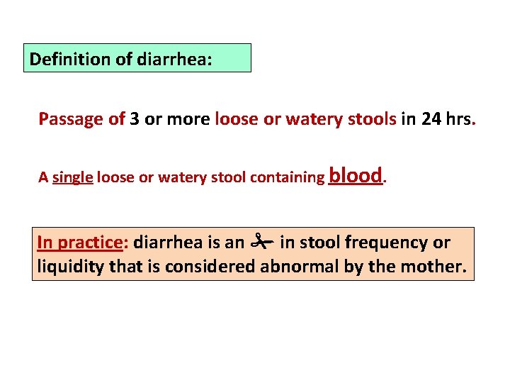 Epidemiology of Communicable Diseases Childhood Diarrhea