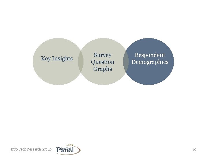 Key Insights Info-Tech Research Group Survey Question Graphs Respondent Demographics 10 