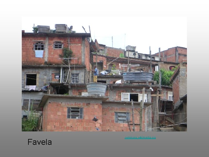 Favela commons. wikimedia. org 