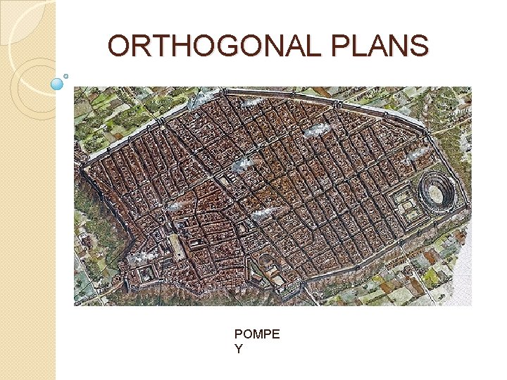 ORTHOGONAL PLANS POMPE Y 