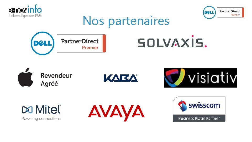 Nos partenaires 