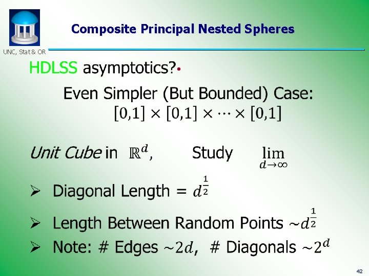 Composite Principal Nested Spheres UNC, Stat & OR • 42 