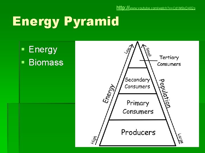 http: //www. youtube. com/watch? v=Cd 1 M 9 x. D 482 s Energy Pyramid