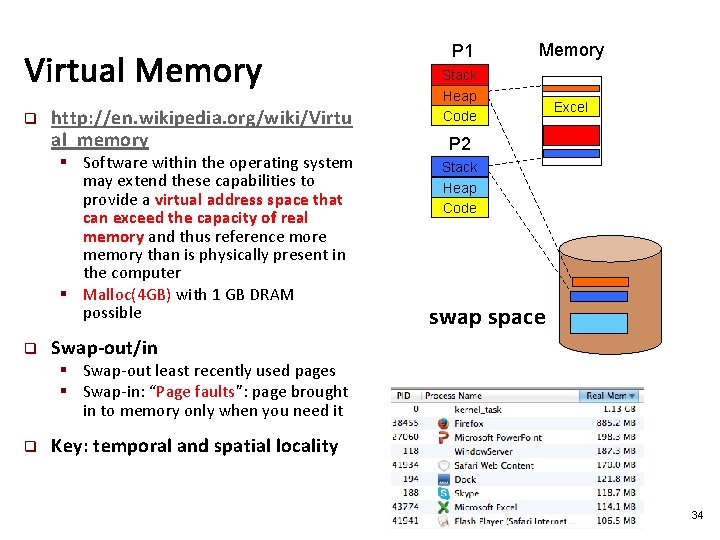 Virtual Memory q http: //en. wikipedia. org/wiki/Virtu al_memory § Software within the operating system