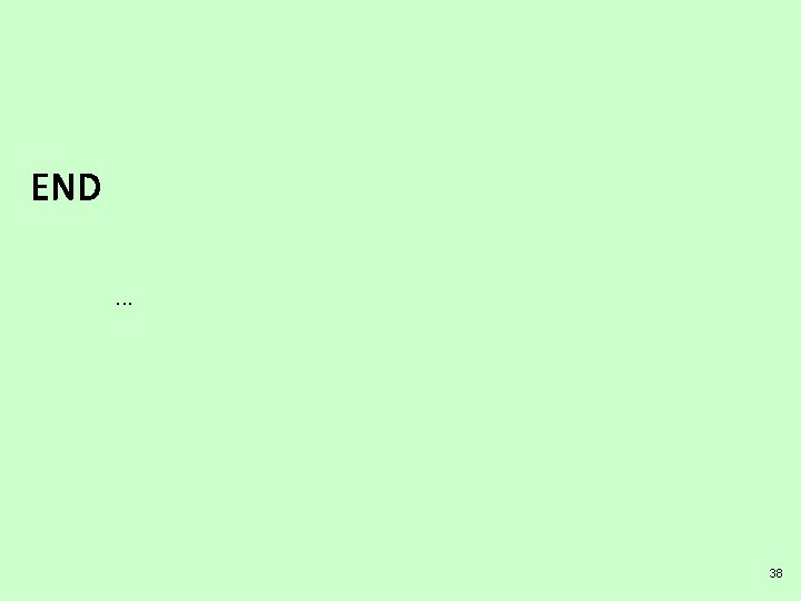 END. . . 38 