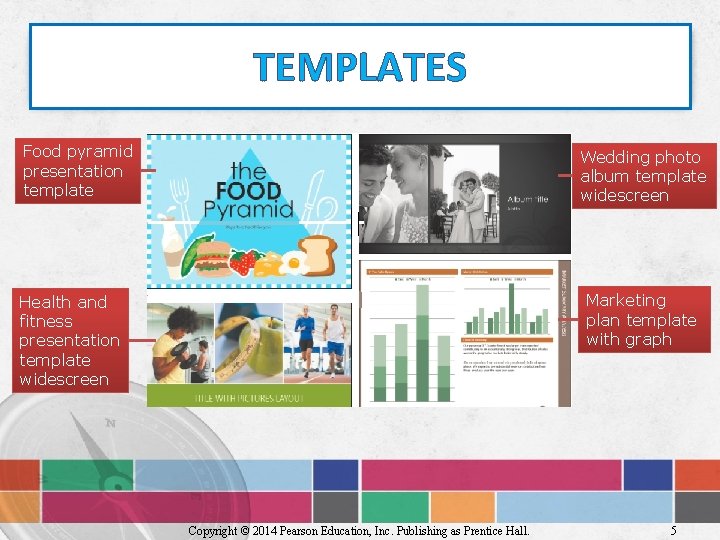 TEMPLATES Food pyramid presentation template Wedding photo album template widescreen Marketing plan template with